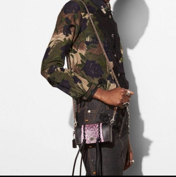 Coach Dinkier Whipstitch Snakeskin - Picture 10 of 11